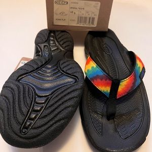 Brand new Keen flip flops size 9 womens
